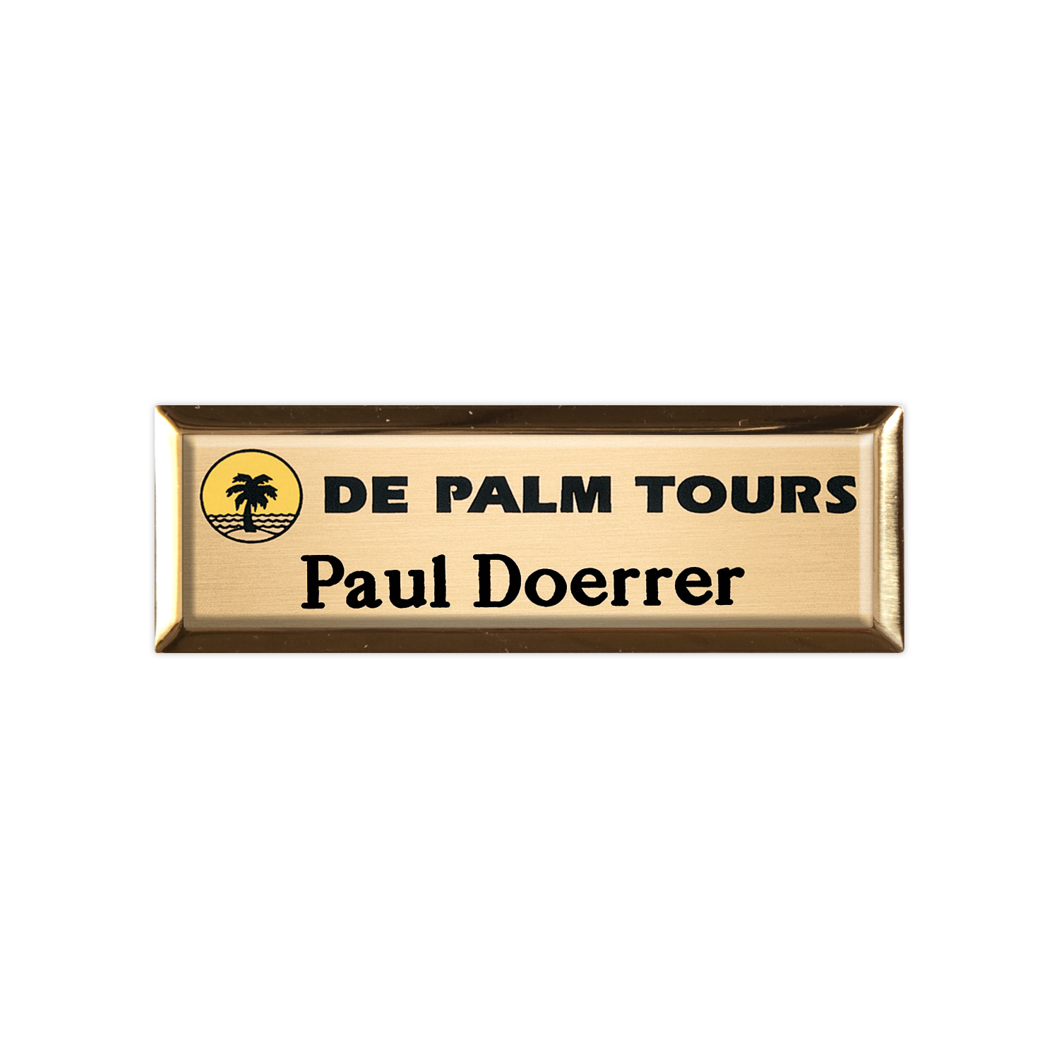 Picture of New York Executive Metal Name Badge (Standard Size 1" x 3")