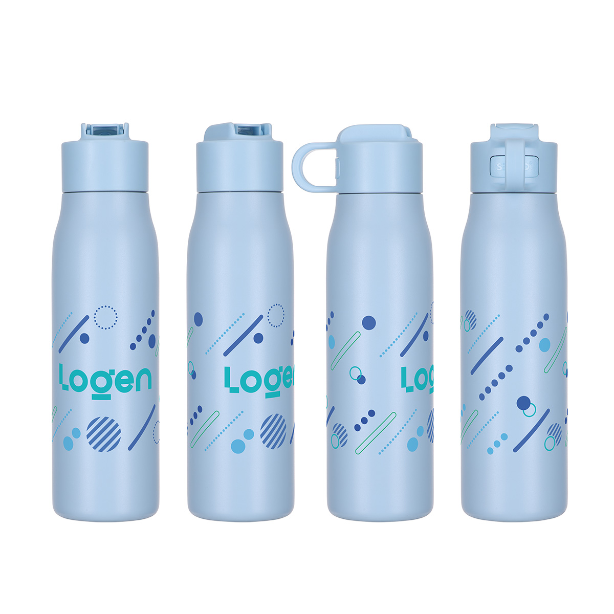Picture of SENSO® Lakeway 22 oz Eco-Friendly Vacuum Insulated Bottle w/ Push-Button