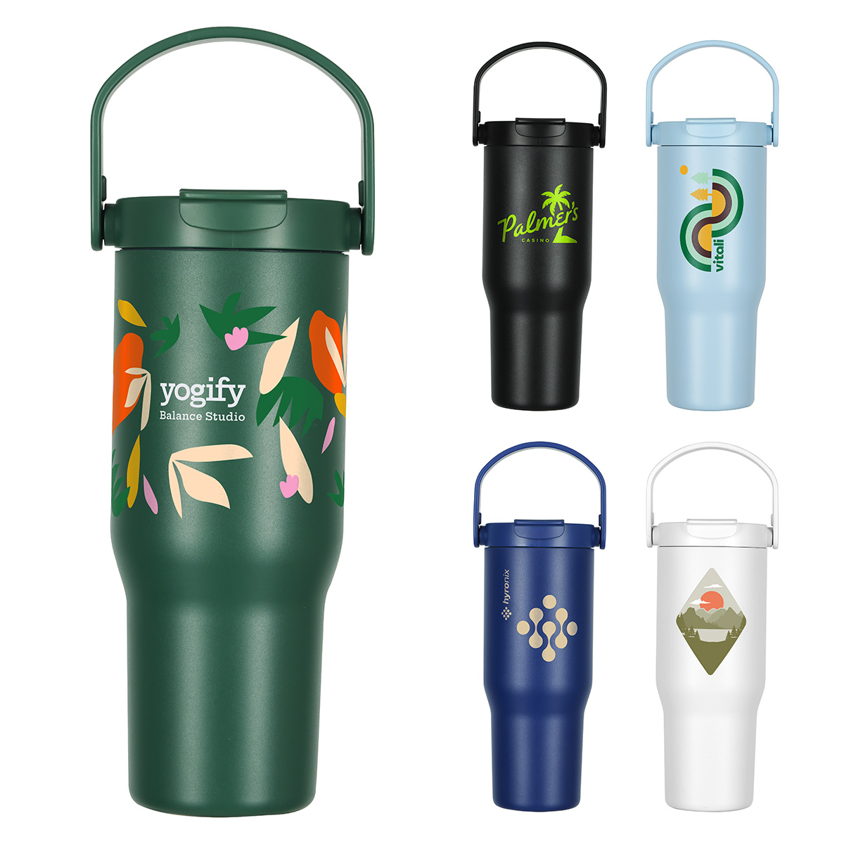 Picture of SENSO® Nile Duoflow 30 oz Eco-Friendly Vacuum Insulated Tumbler