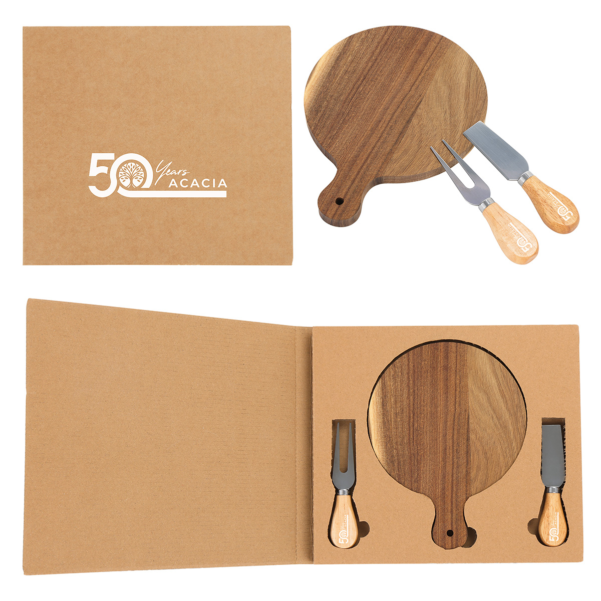 Picture of Monterey Cheese Board with Cutlery Set