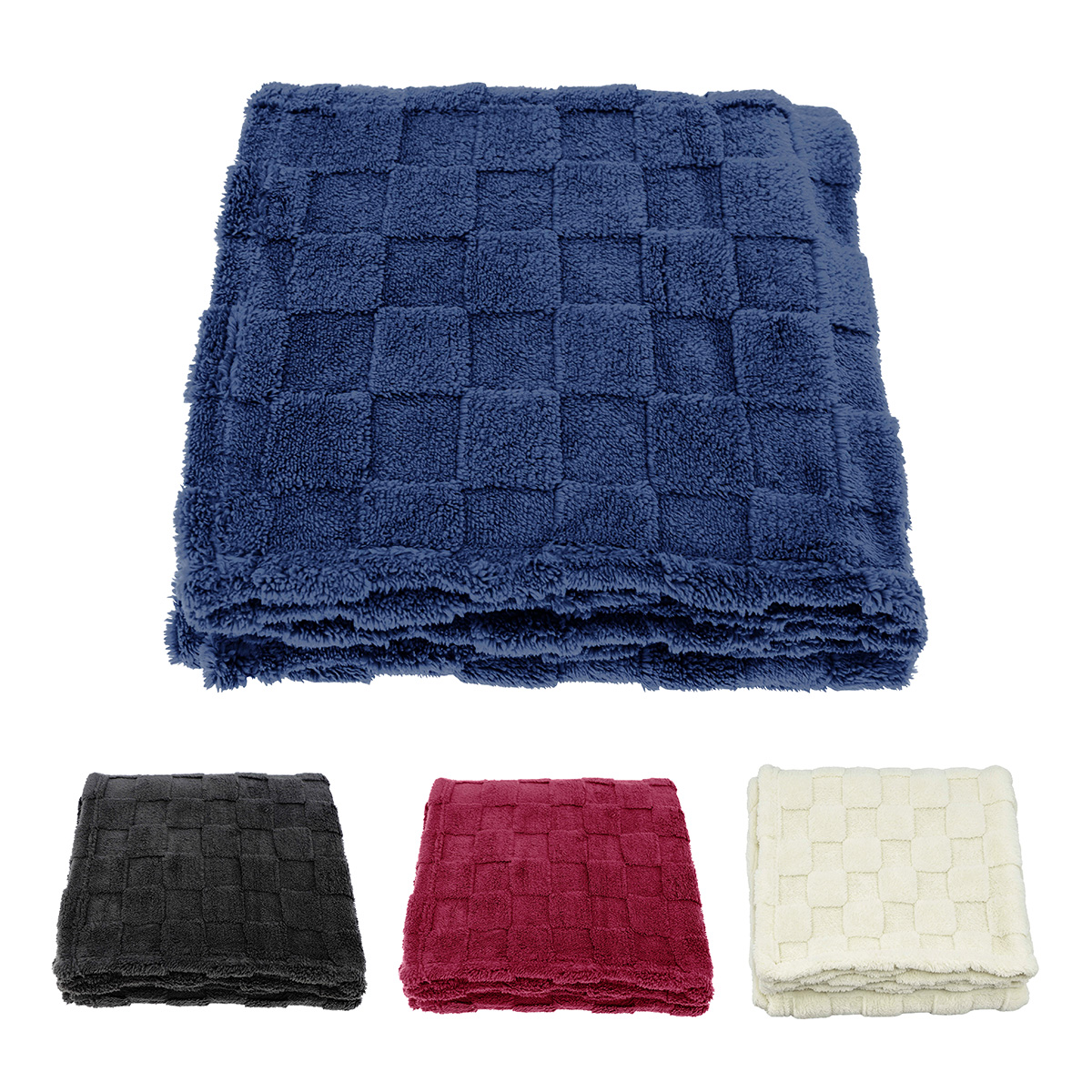 Picture of Riviera Soft-Plush Checkerboard Blanket