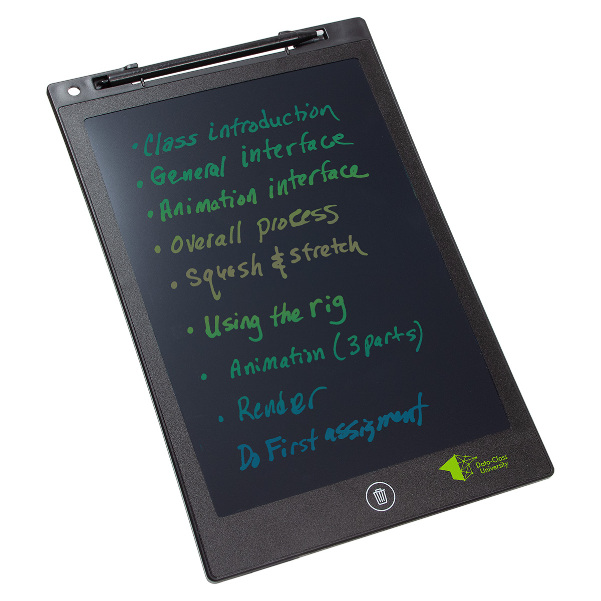Picture of Slate 10" LCD Memo Board