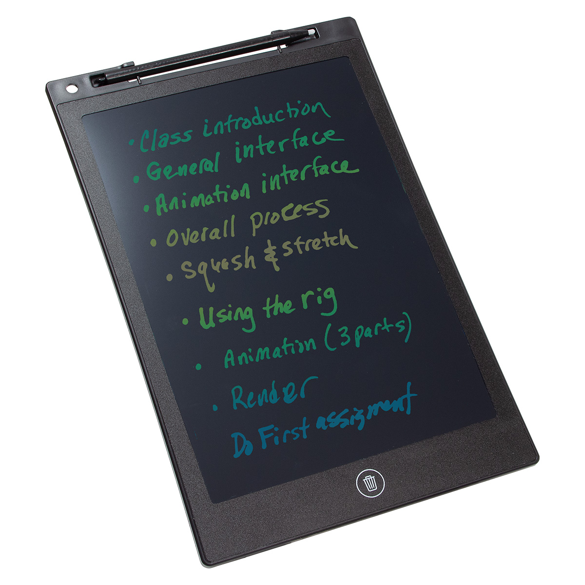 Picture of Slate 10" LCD Memo Board