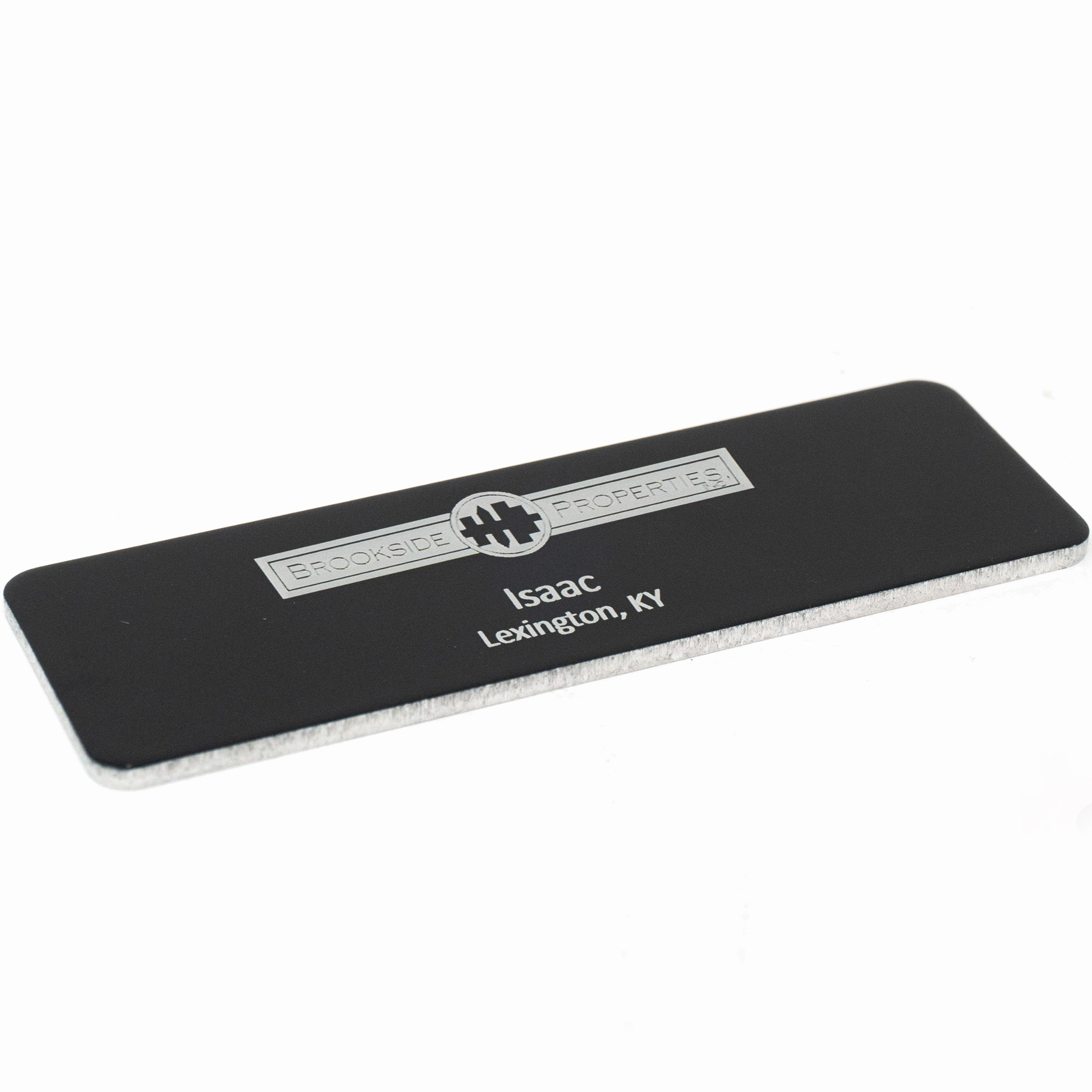 Picture of Silver City Metal Name Badge: 1" x 3" Express