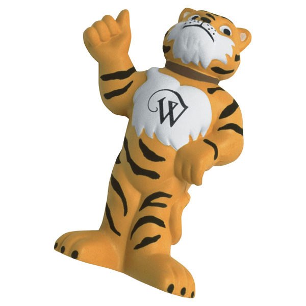 Picture of Thumbs Up Tiger Mascot Stress Reliever