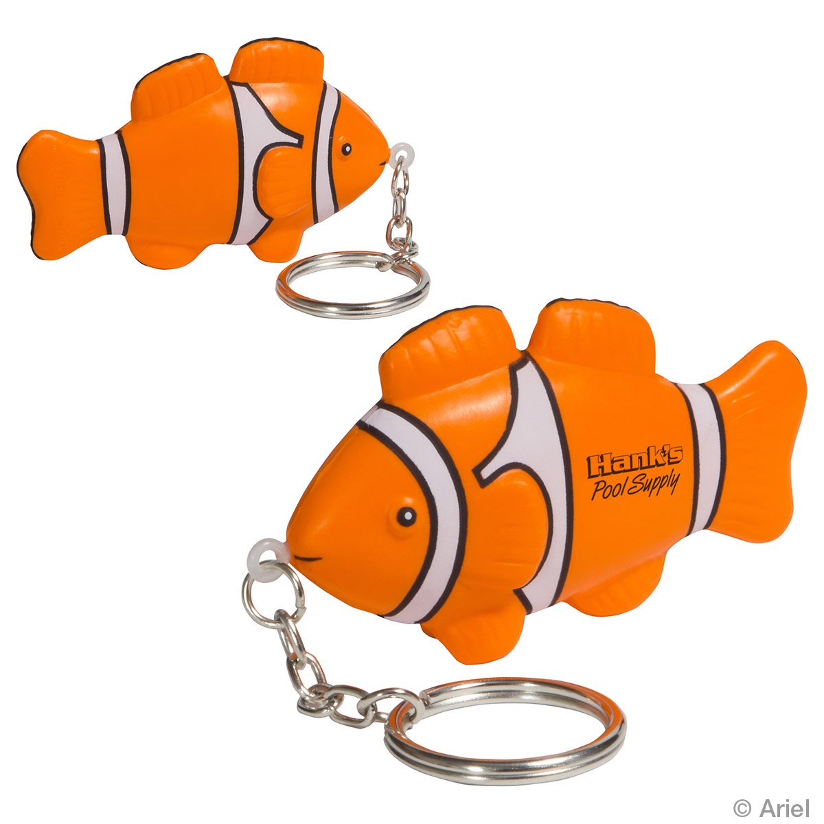 Picture of Clown Fish Stress Reliever Key Chain