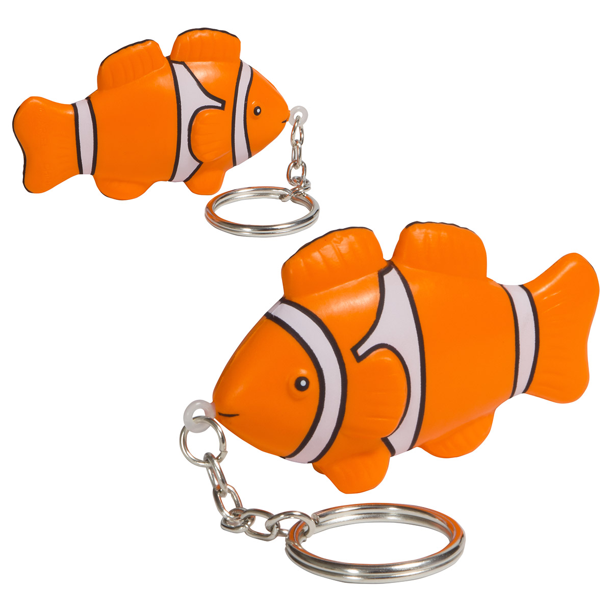 Picture of Clown Fish Stress Reliever Key Chain