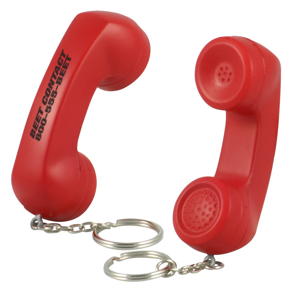 Picture of Telephone Receiver Stress Reliever Key Chain
