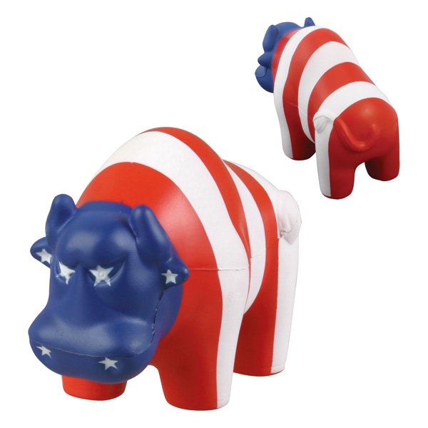 Picture of Patriotic Bull Stress Reliever