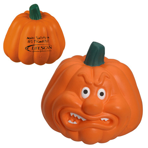 Picture of Pumpkin Stress Reliever Angry