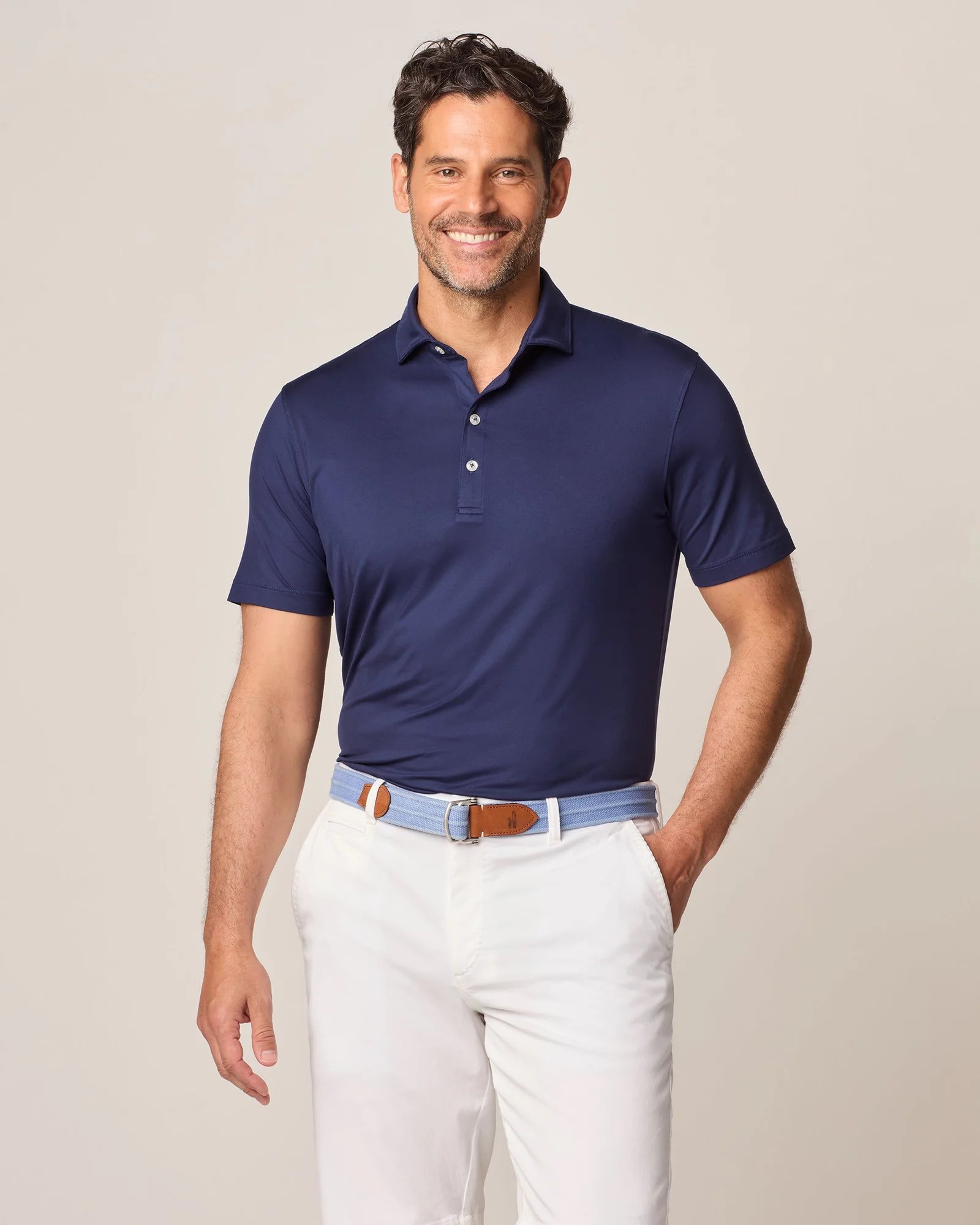 Picture of Johnnie-O Men's Prep-Formance Birdie Solid Jersey Polo