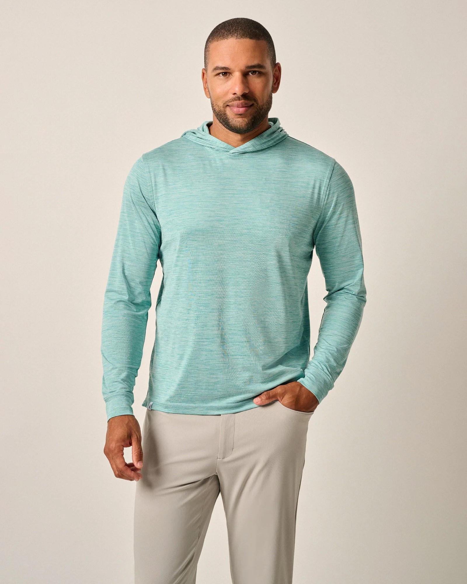 Picture of Johnnie-O Men's Talon Lightweight Heather Hoodie Tee