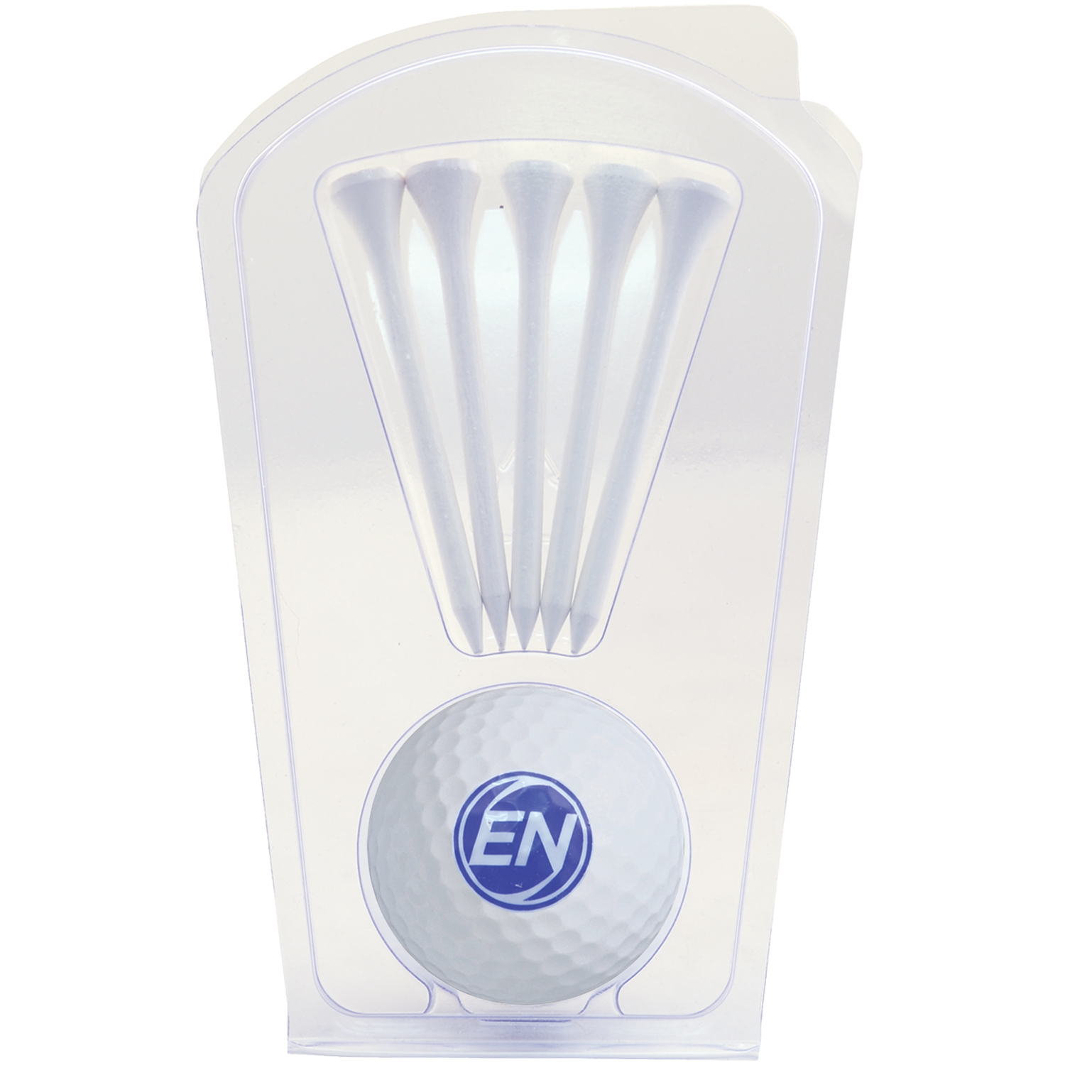 Picture of Golf Ball Clamshell with Five Golf Tees