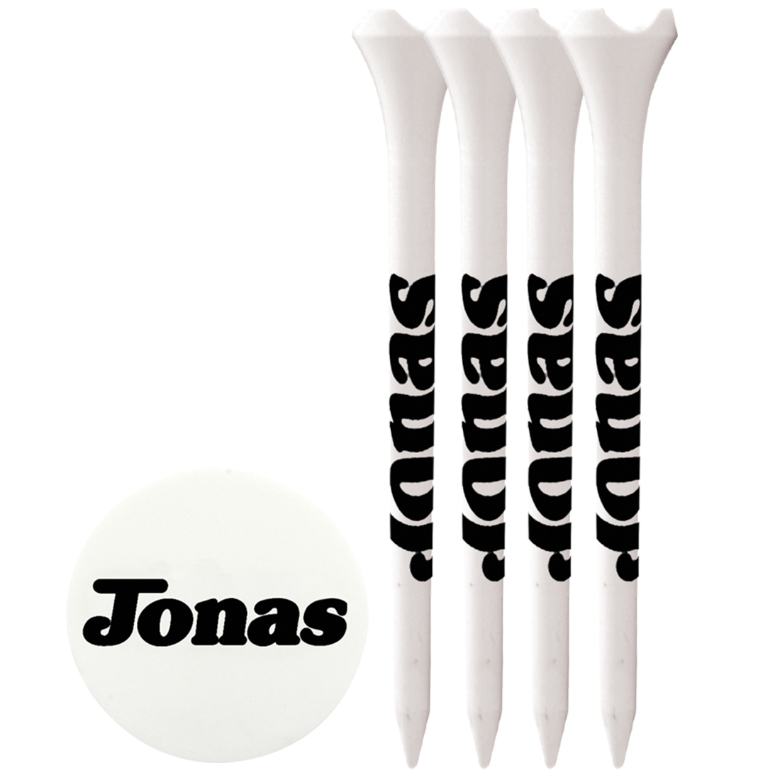 Picture of 4 Performance Golf Tees and Ball Marker