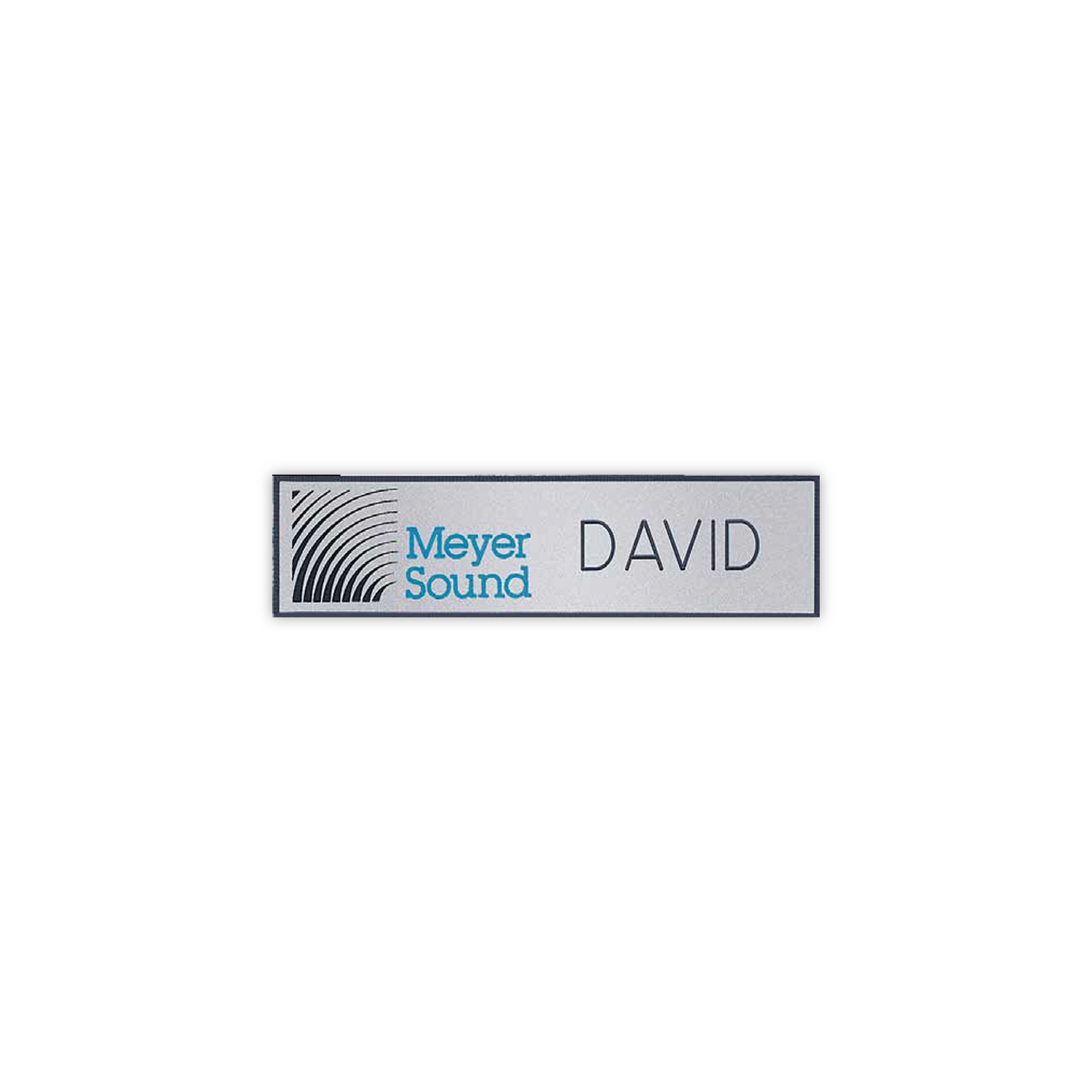 Picture of Hollywood Plastic Name Badge (Custom sized between 0 and 3 sq. in.)