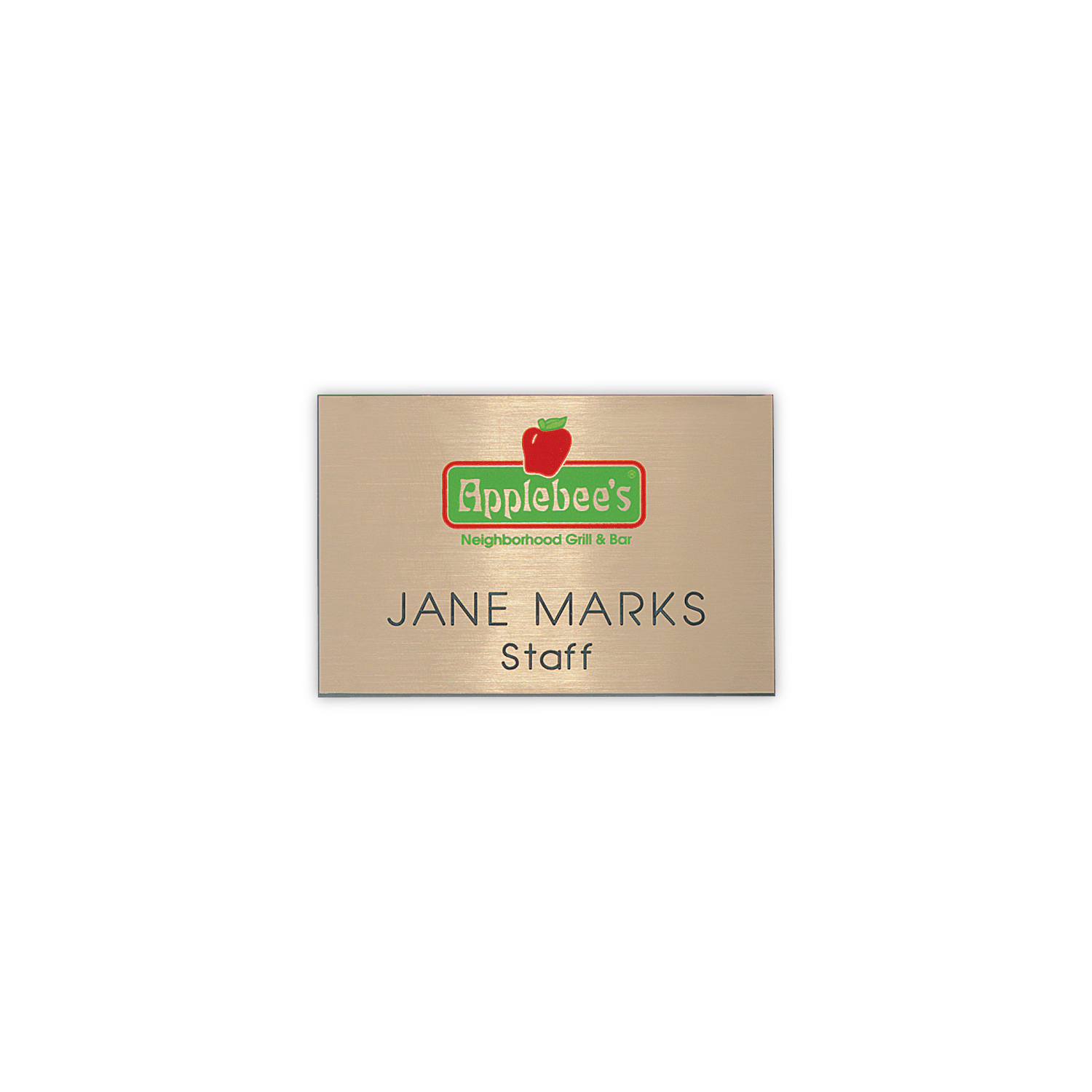 Picture of Hollywood Plastic Express Name Badge (Standard size 2" x 3")