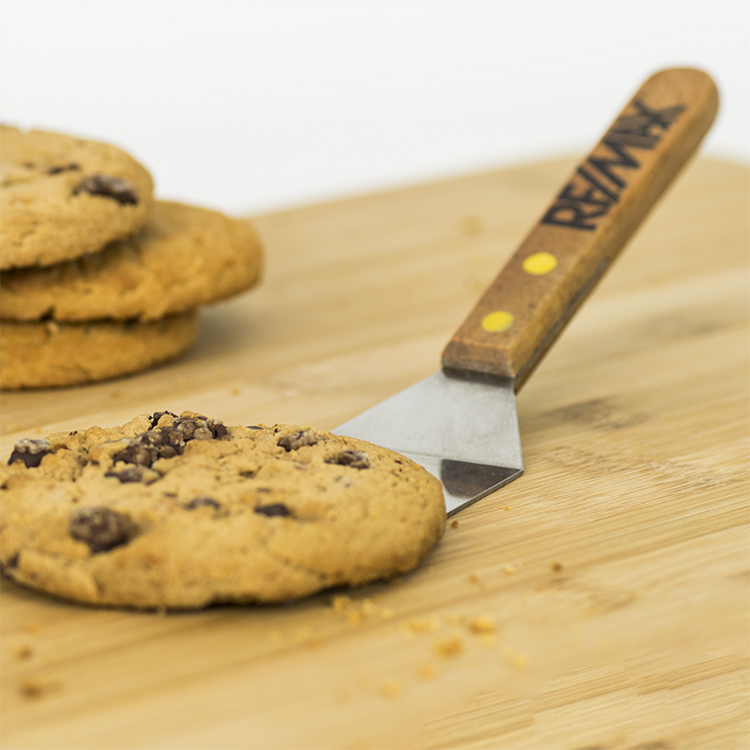 Picture of Wood Handle Solid Spatula