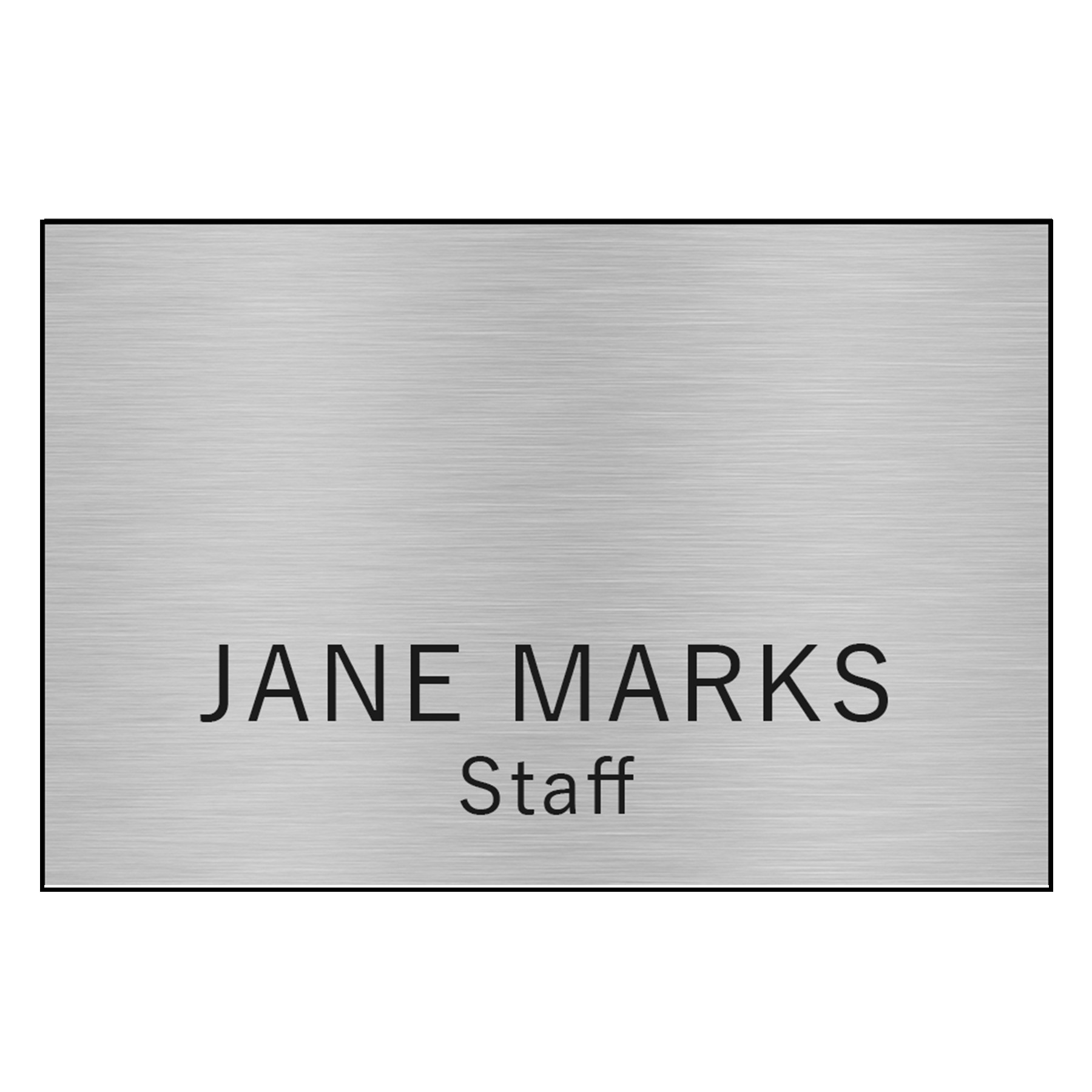 Picture of Hollywood Plastic Name Badge (Standard Size 2" x 3")