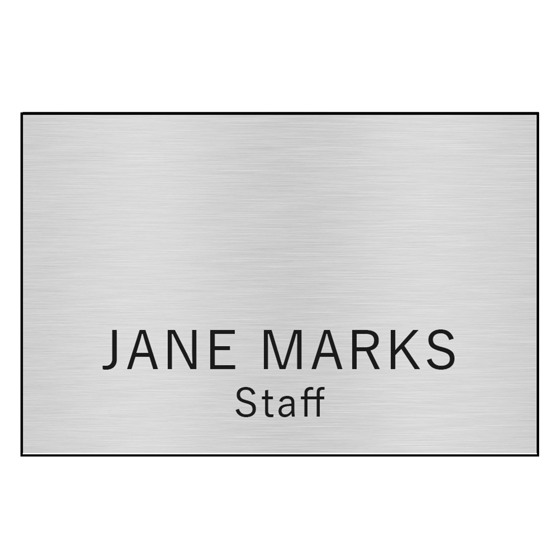 Picture of Hollywood Plastic Name Badge (Standard Size 2" x 3")