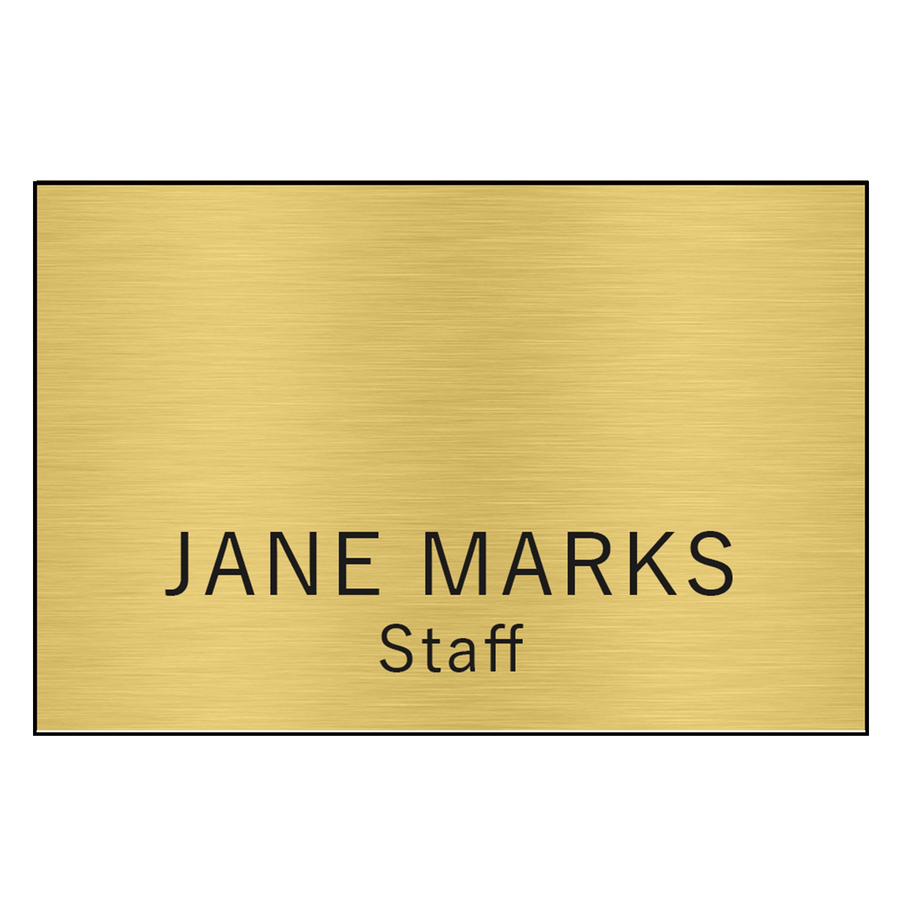 Picture of Hollywood Plastic Name Badge (Standard Size 2" x 3")