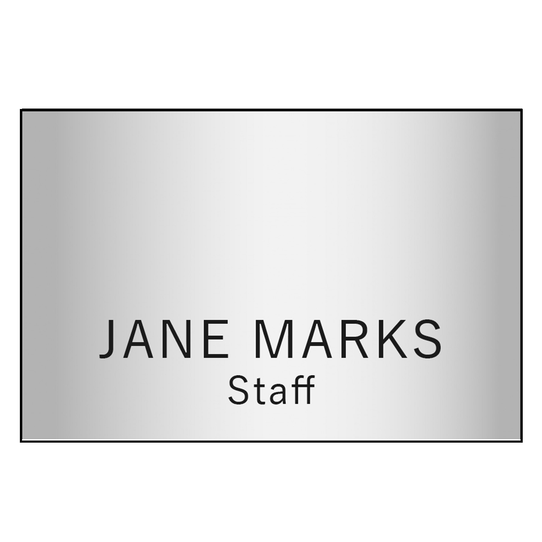 Picture of Hollywood Plastic Name Badge (Standard Size 2" x 3")