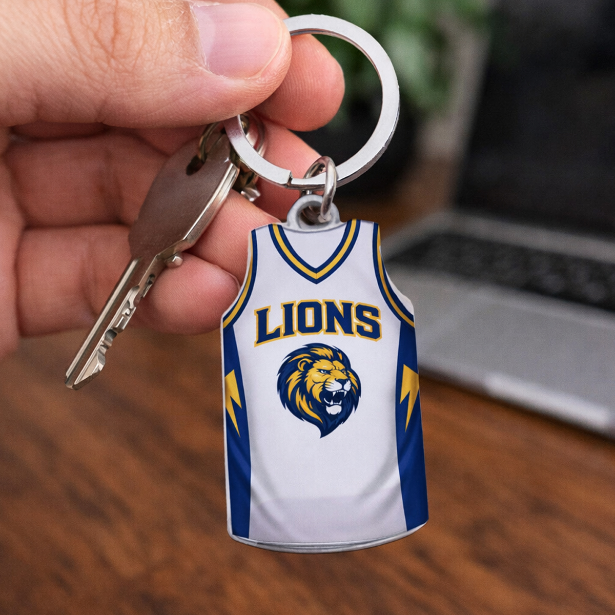 Picture of Sports Jersey Sleeveless Metal Keychain