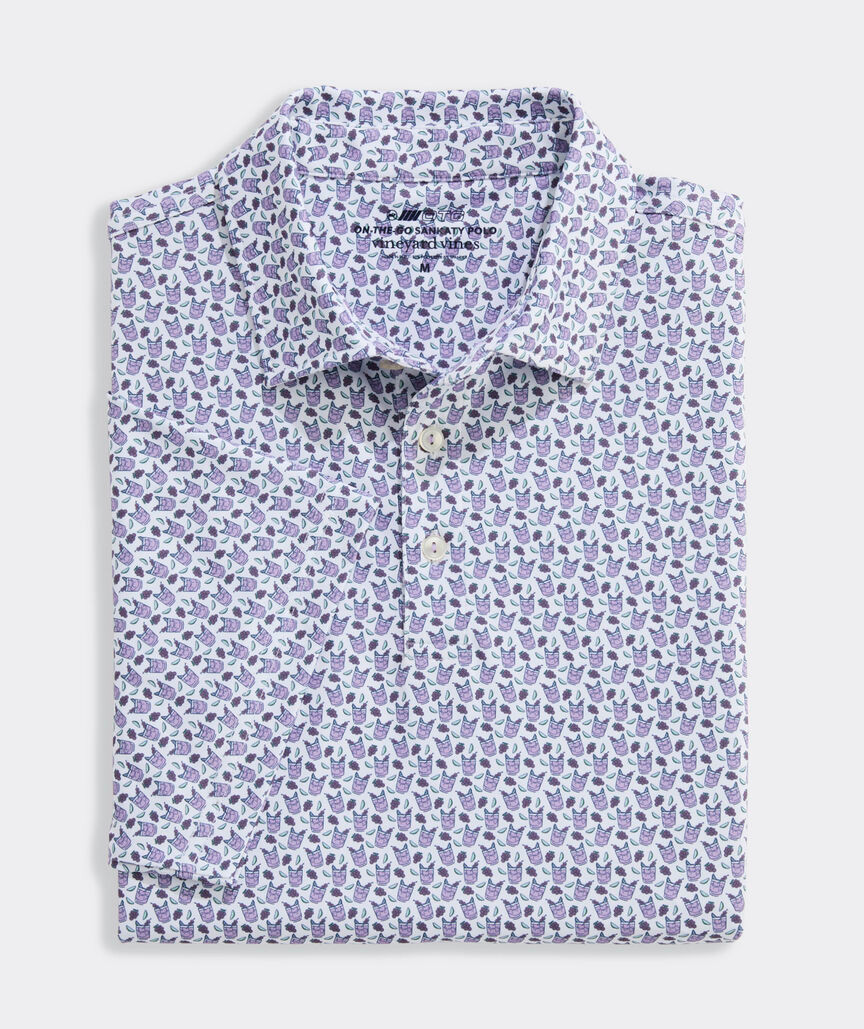 Picture of Vineyard Vines Men's Golf Printed Sankaty Performance Polo