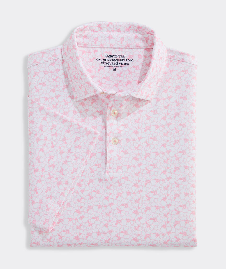 Picture of Vineyard Vines Men's Golf Printed Sankaty Performance Polo
