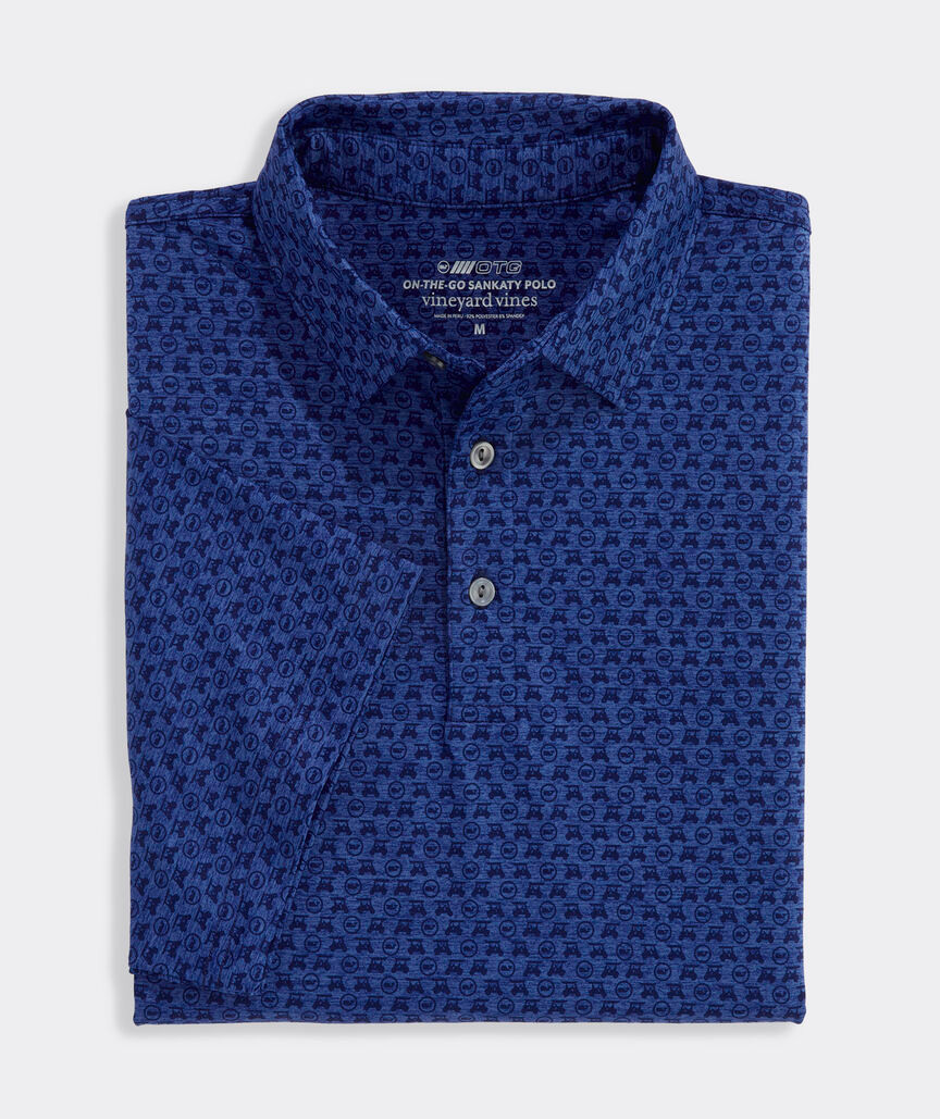 Picture of Vineyard Vines Men's Golf Printed Sankaty Performance Polo