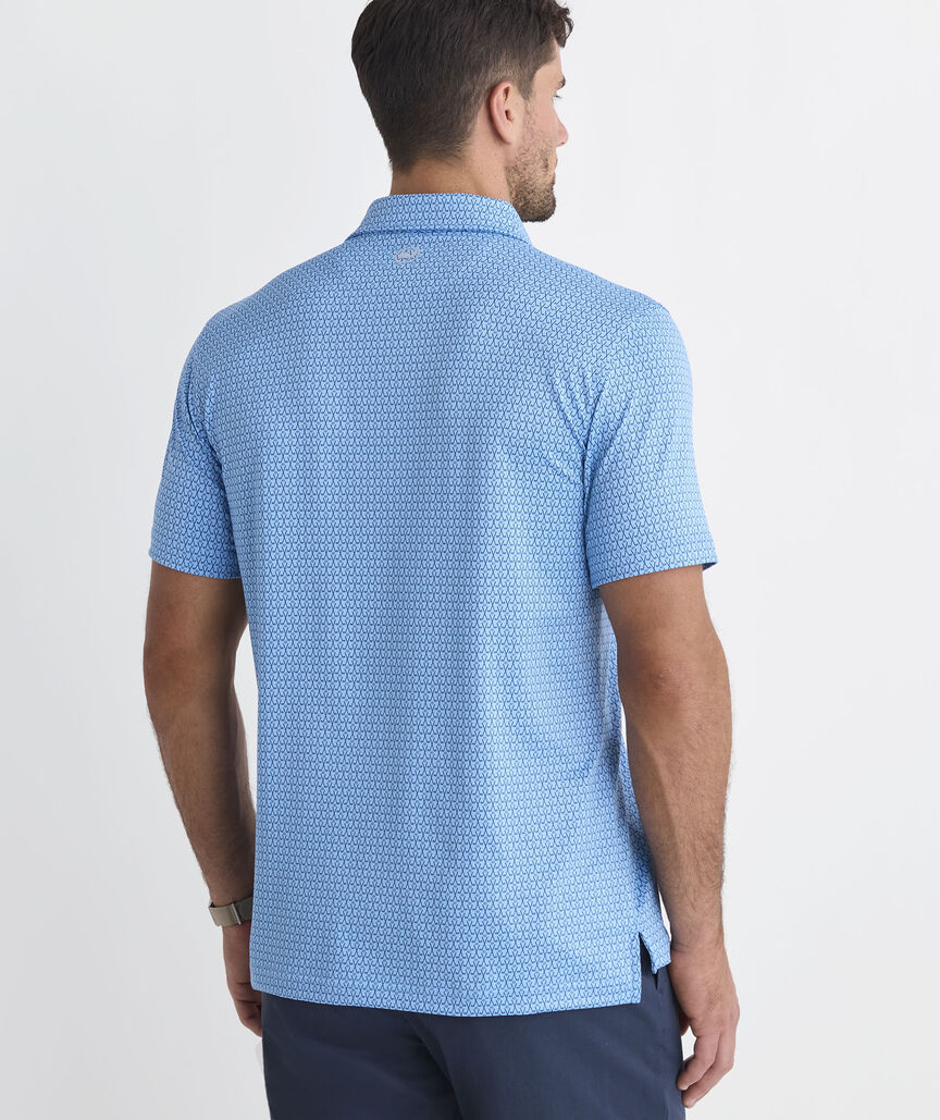 Picture of Vineyard Vines Men's Golf Printed Sankaty Performance Polo