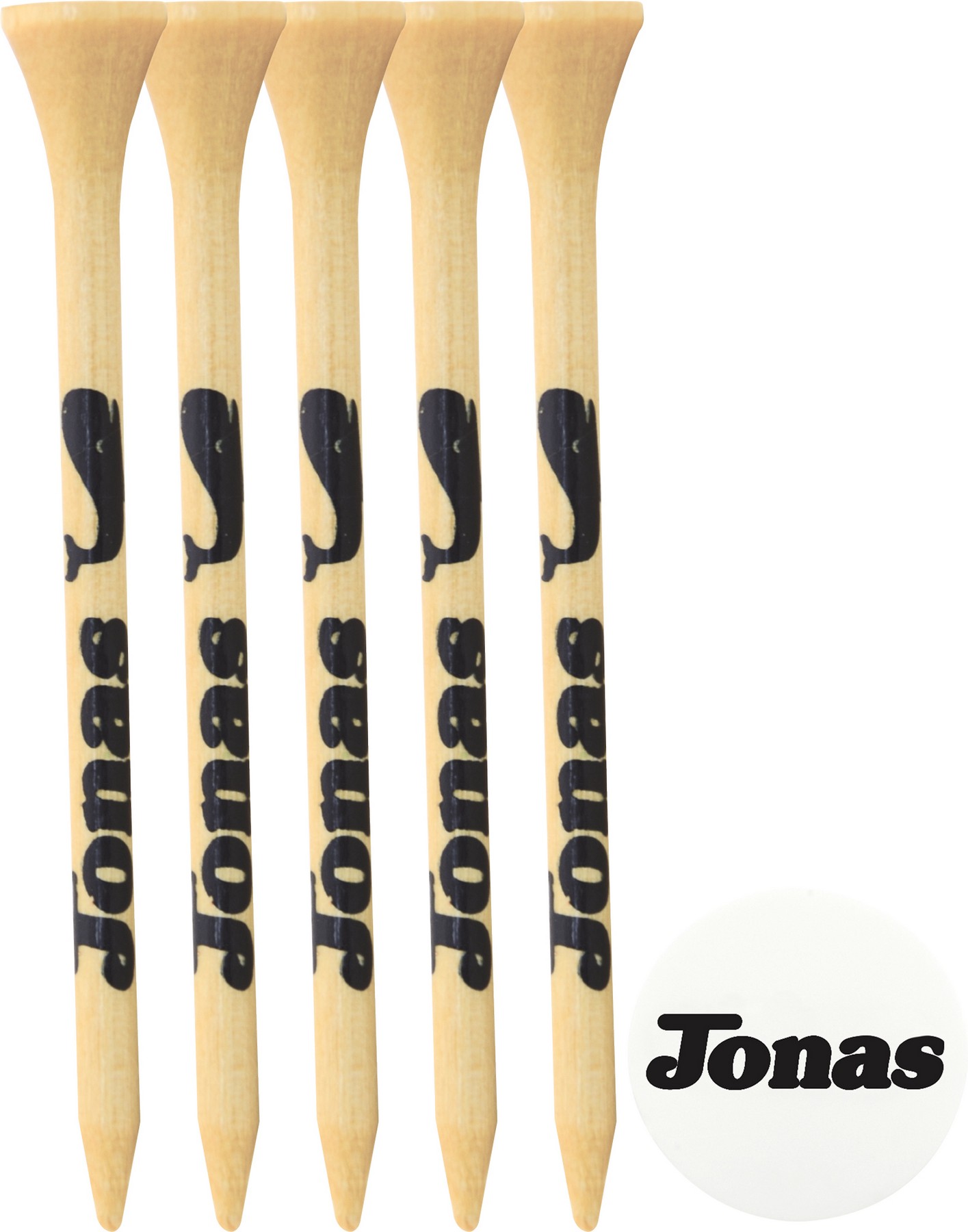 Picture of 5 Golf Tees & Ball Marker Pack