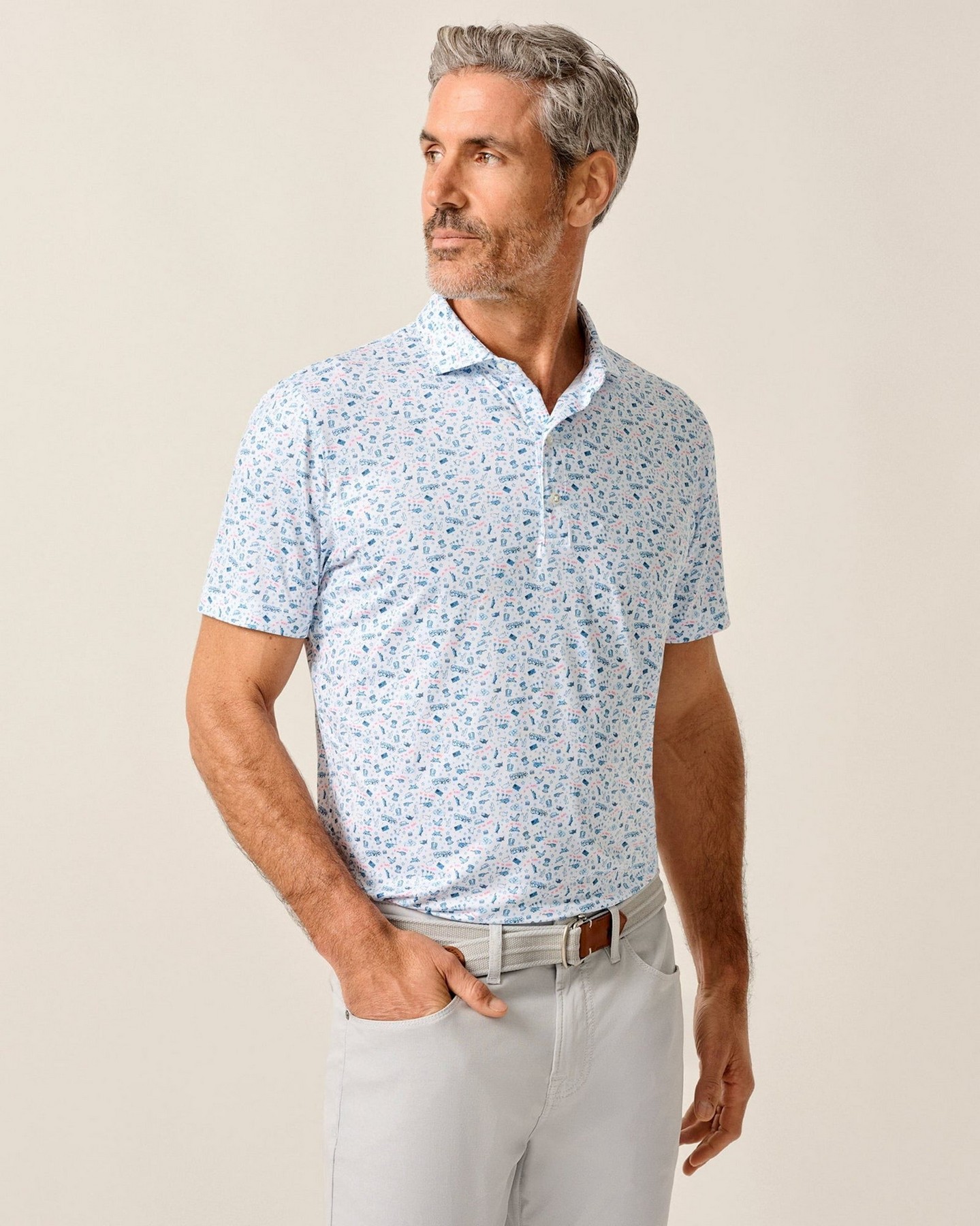 Picture of Johnnie-O Men's JO Merica Featherweight Performance Polo