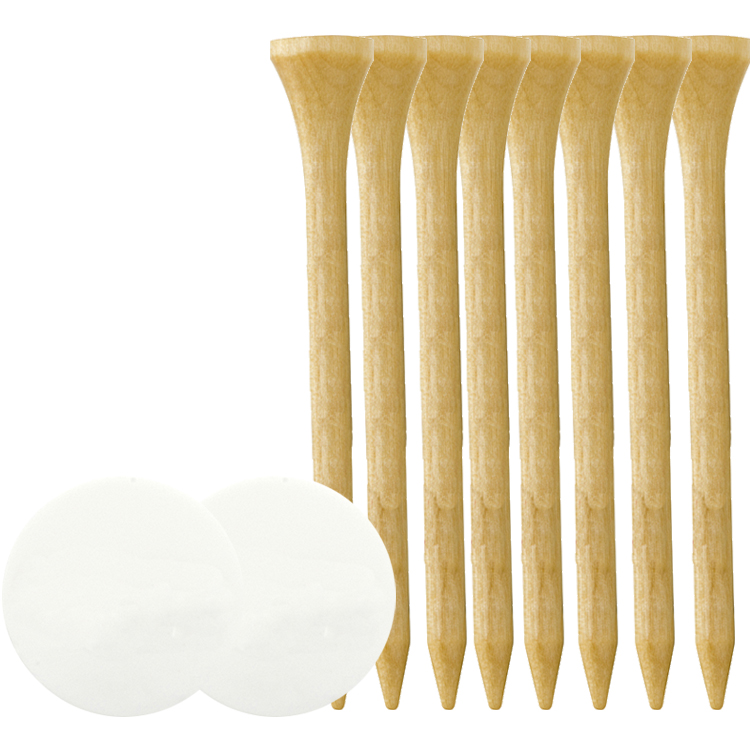 Picture of 8 Wood Golf Tees and Ball Markers
