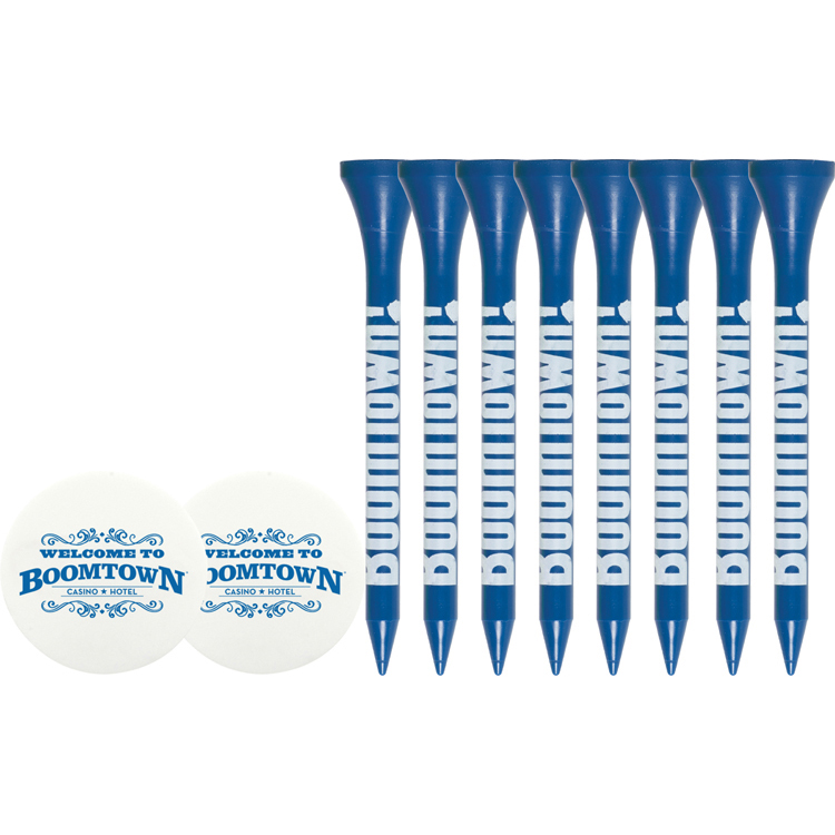 Picture of 8 Wood Golf Tees and Ball Markers