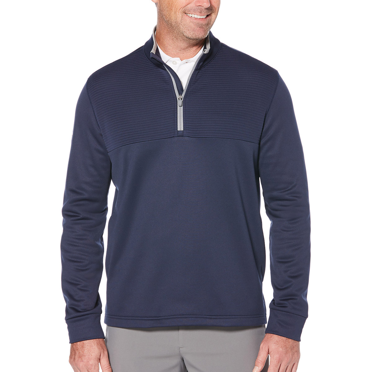 Picture of Callaway Men's Quater-Zip Ottoman Fleece Pullover Shirt