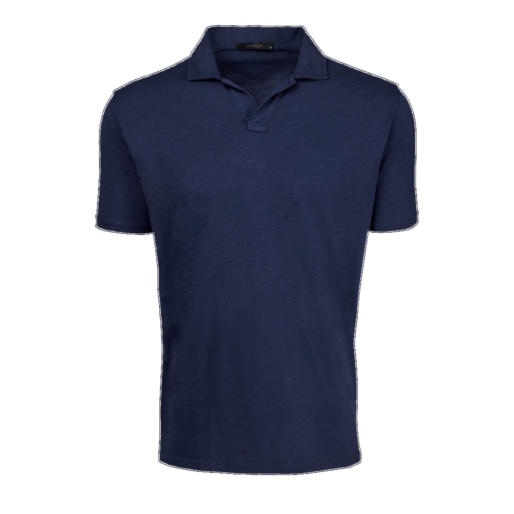 Picture of Greyson Men's Alpha Slub Johnny Collar Polo