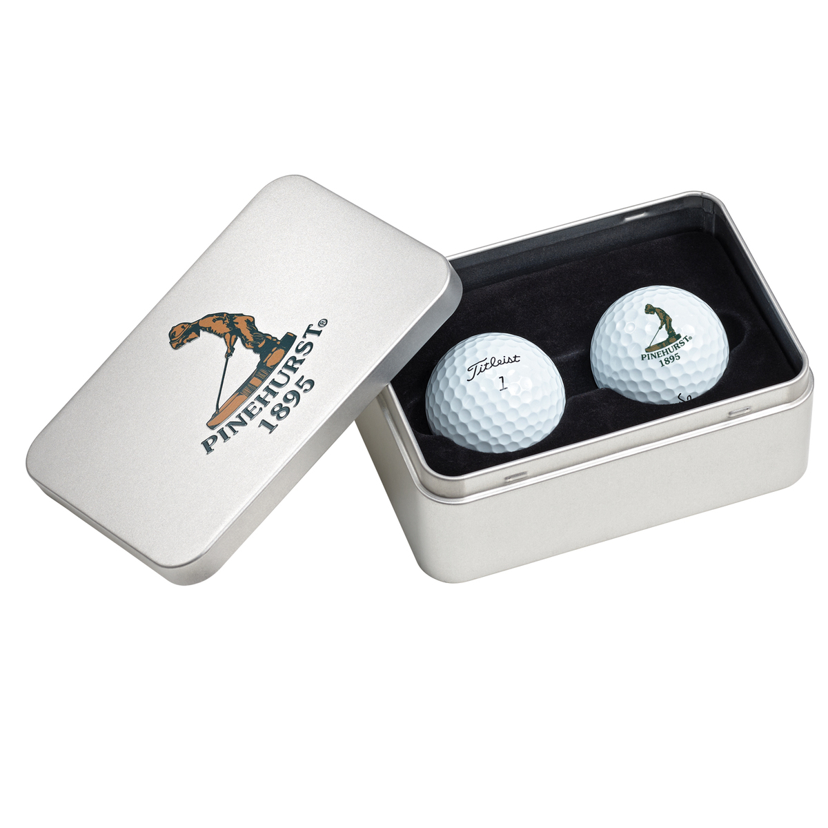 Picture of Titleist Pro V1 2-Ball Tin w/Custom Lid