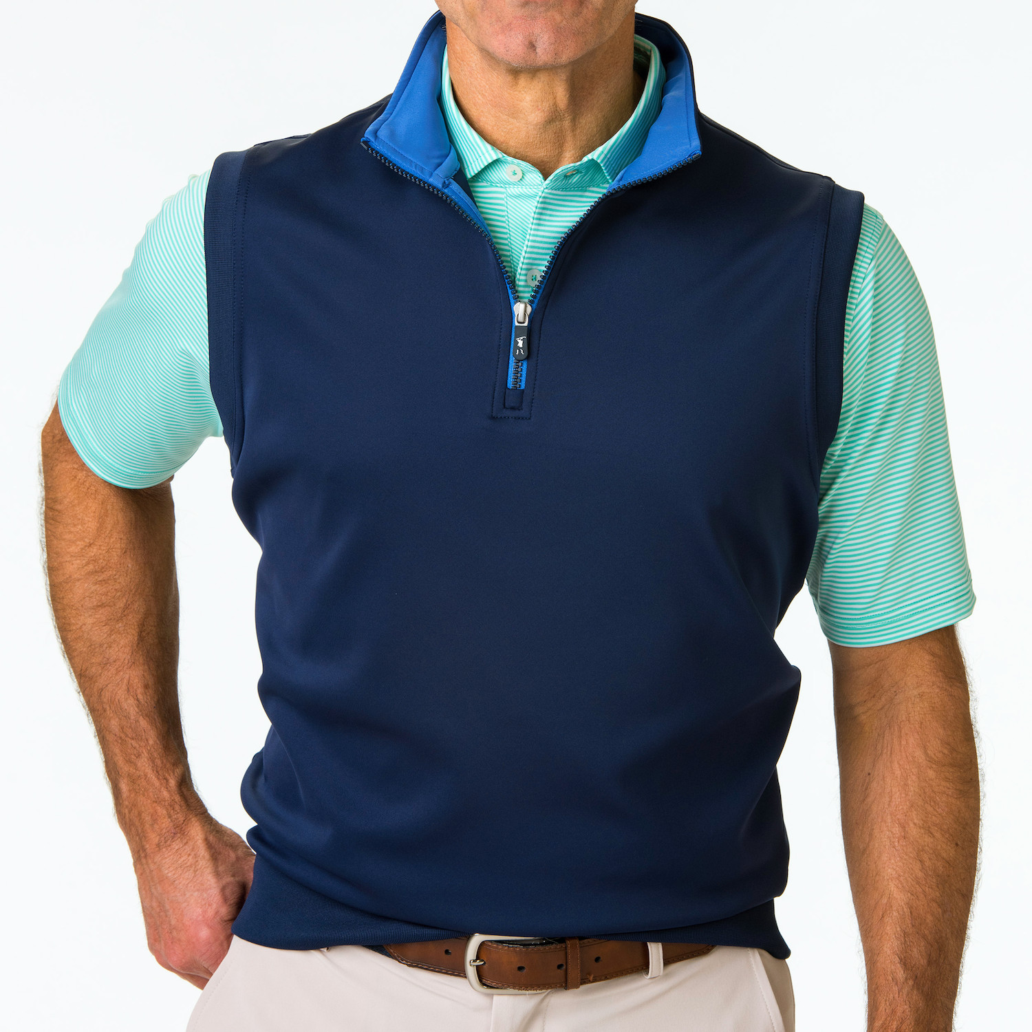 Picture of Fairway & Greene Men's Caves Tech Quarter-Zip Vest