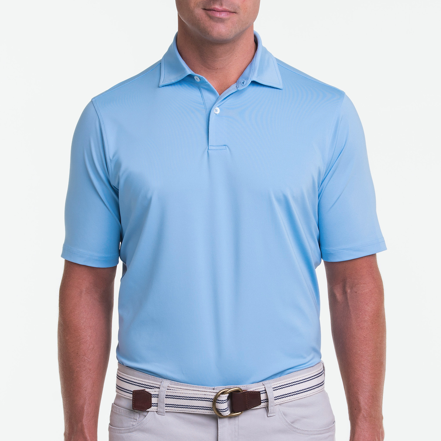 Picture of Fairway & Greene Men's Tournament Solid Polo USA MADE