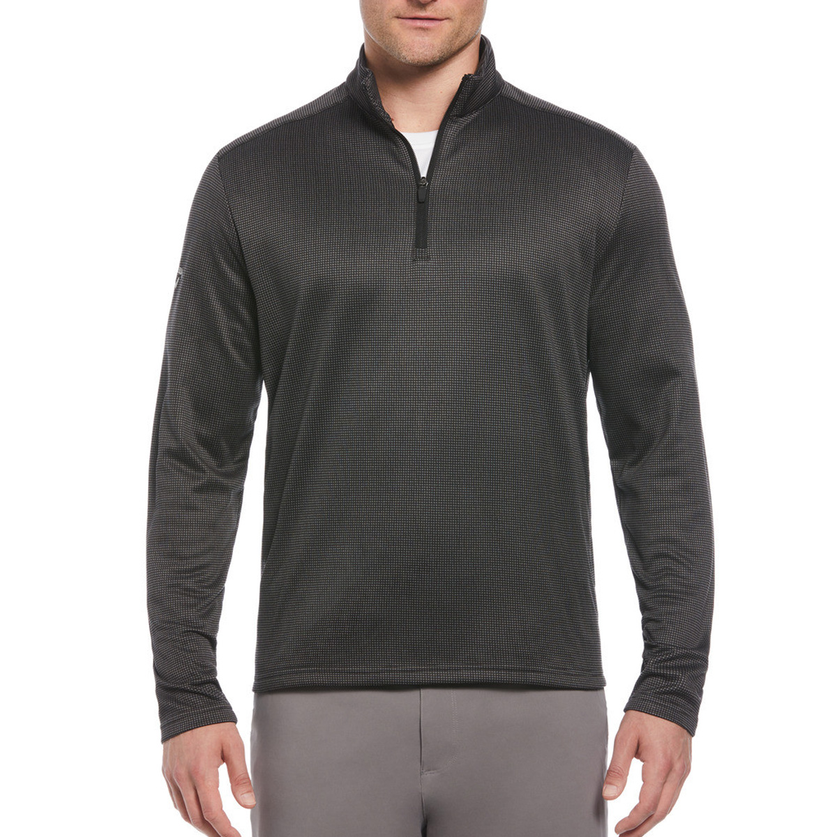 Picture of Callaway Men's Houndstooth Quarter-Zip Pullover Jacket