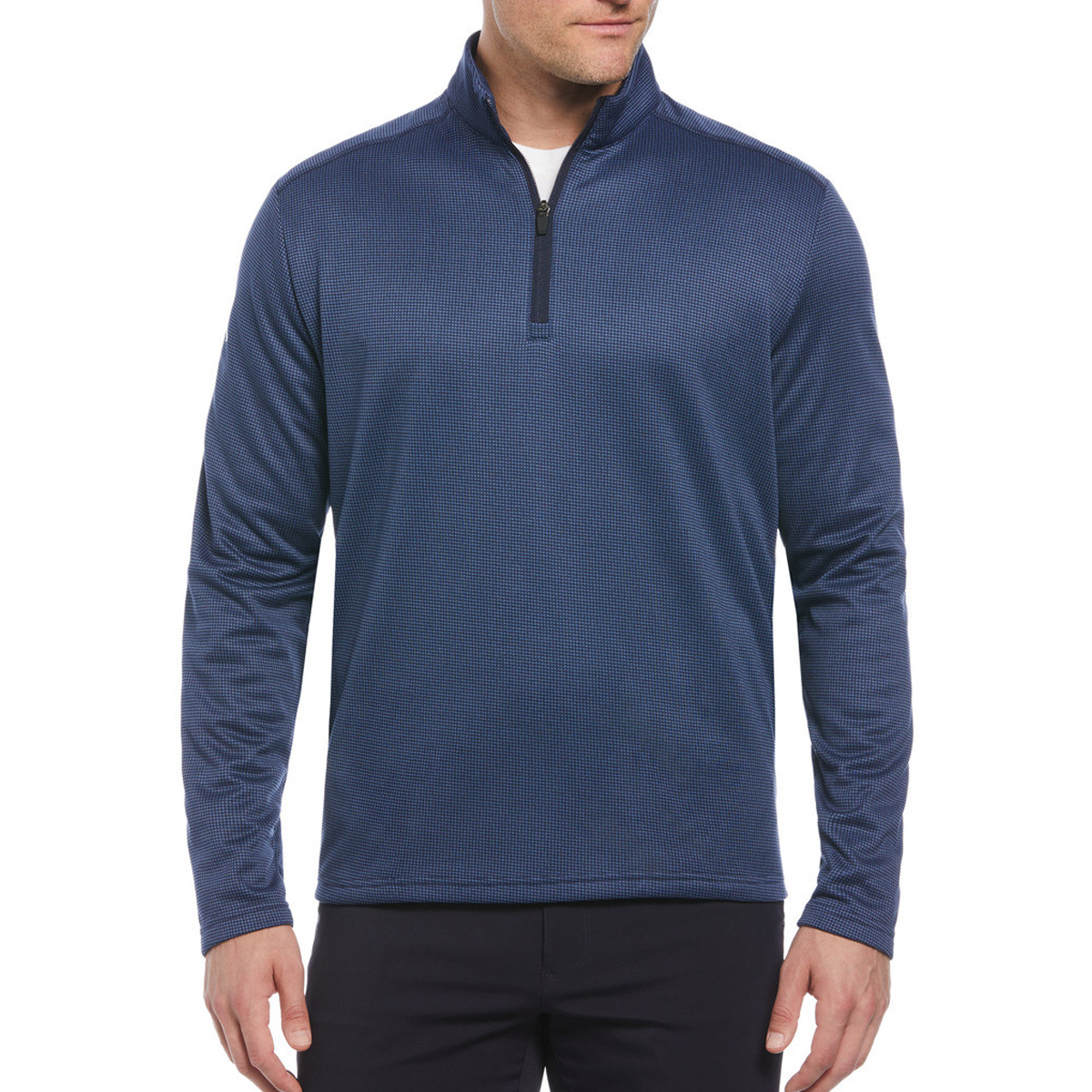 Picture of Callaway Men's Houndstooth Quarter-Zip Pullover Jacket