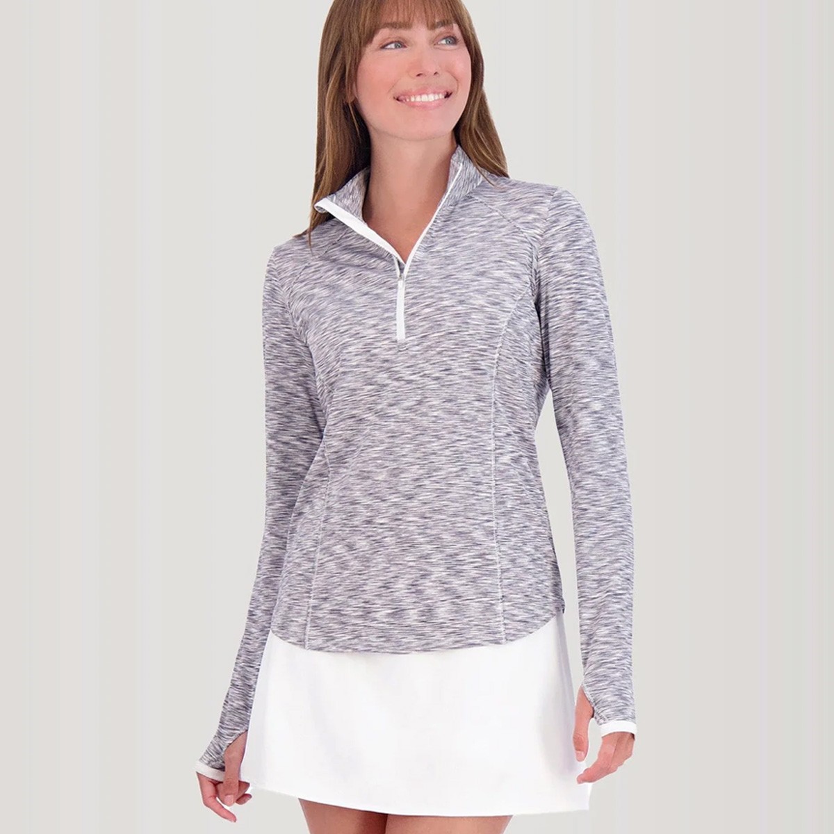 Picture of Zero Restriction Women's Shae Quarter-Zip Mock Pullover Shirt