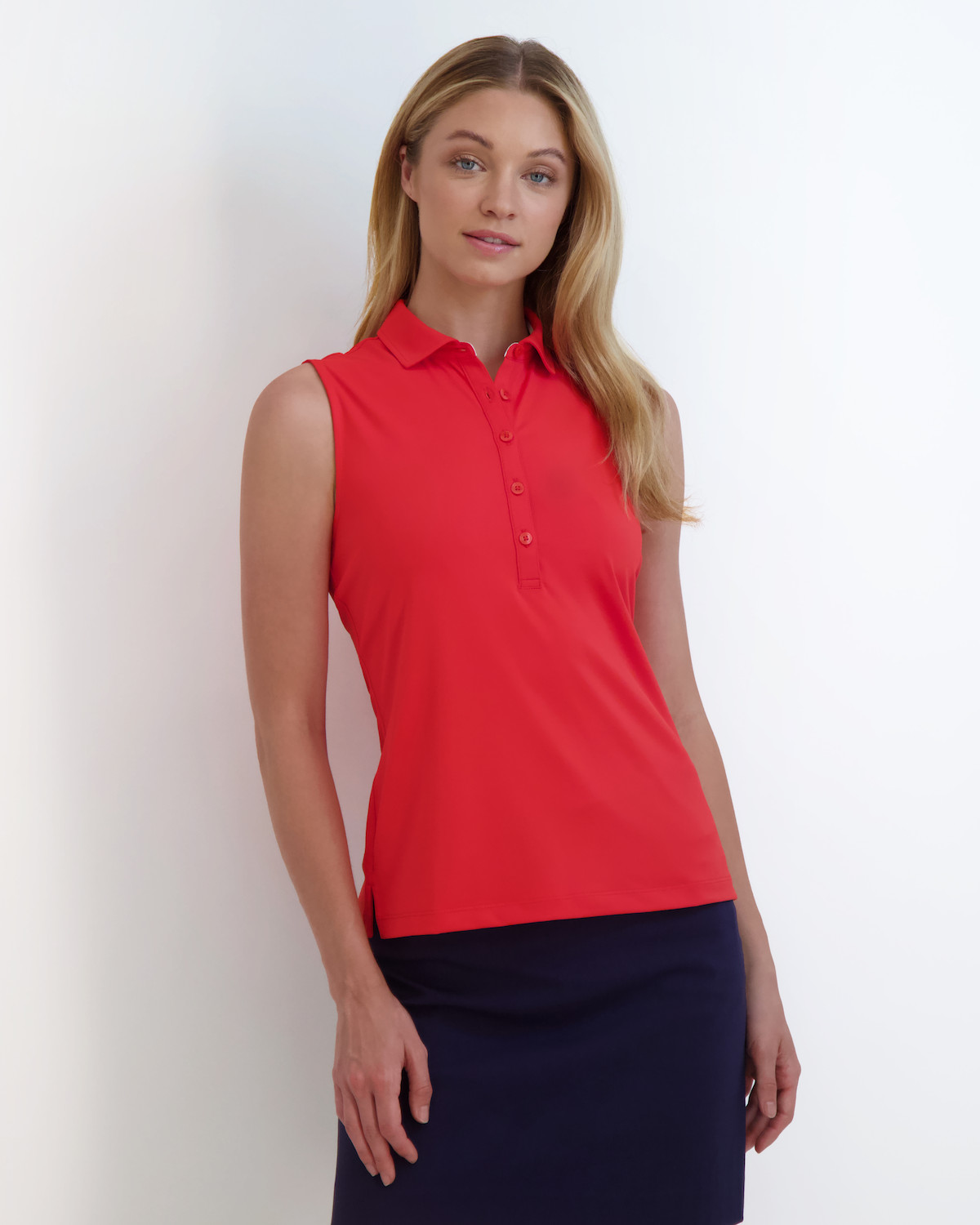 Picture of Fairway & Greene Women's Charlotte Sleeveless Polo Shirt