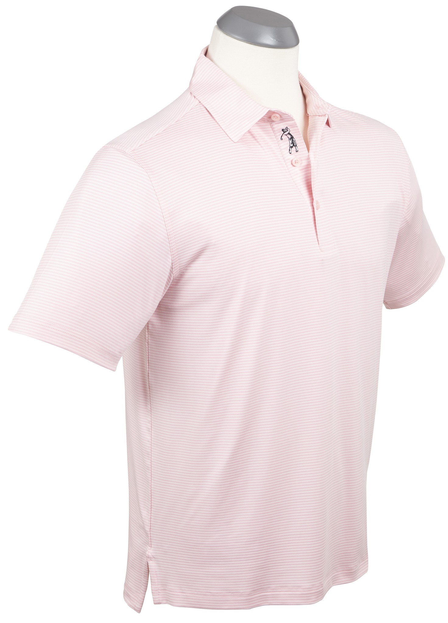 Picture of Bobby Jones Men's Performance Jersey Mini Tonal Feed-Stripe Polo