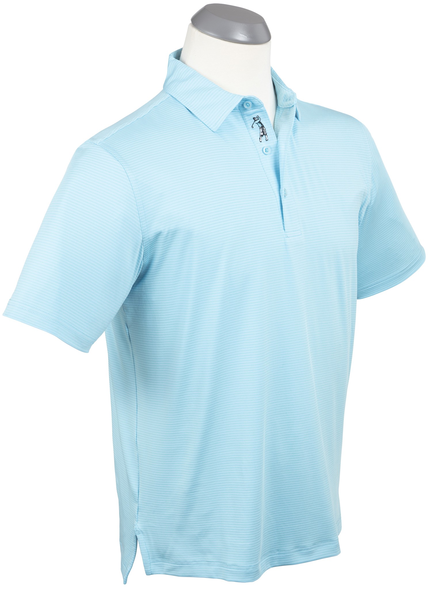 Picture of Bobby Jones Men's Performance Jersey Mini Tonal Feed-Stripe Polo