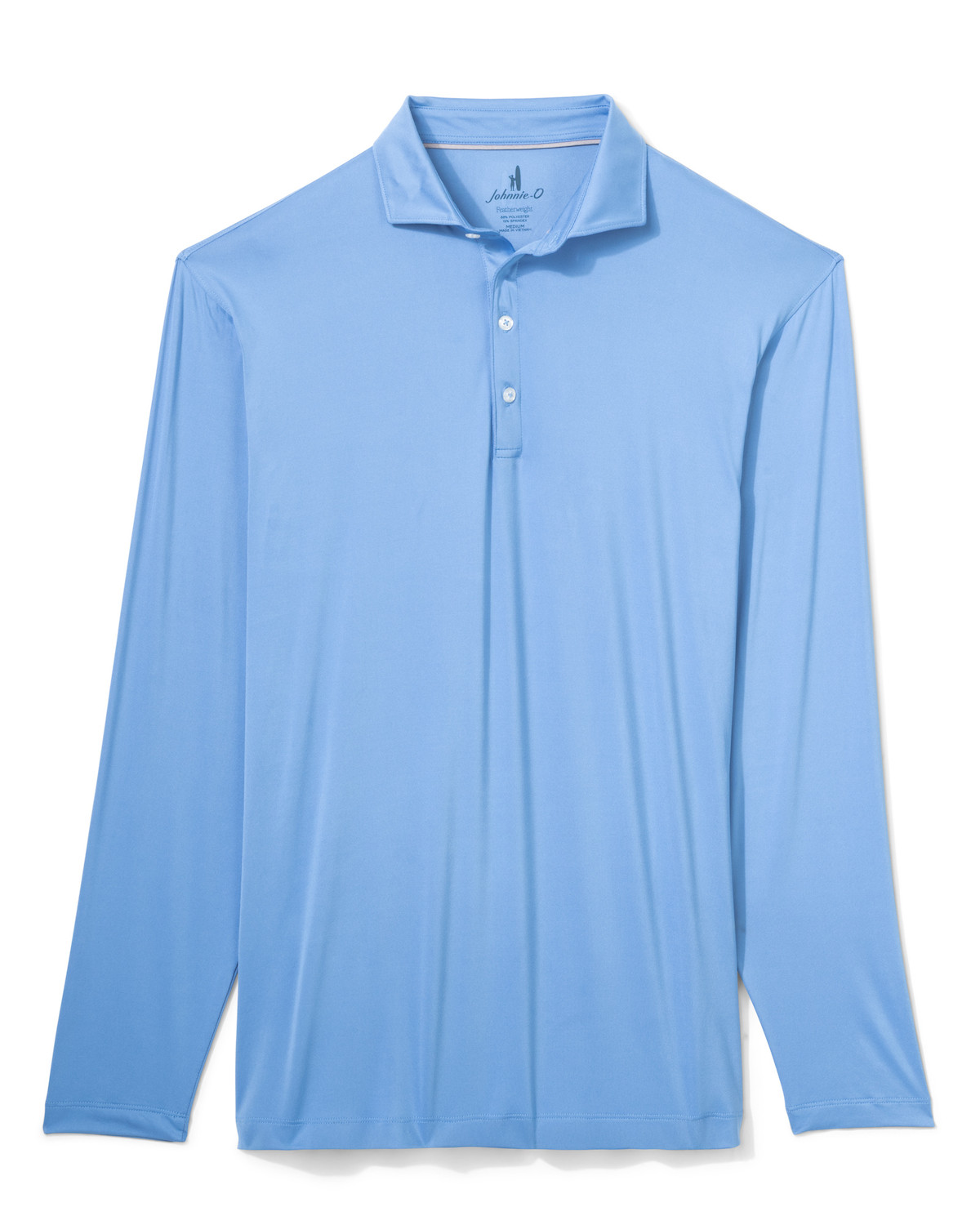 Picture of Johnnie-O Men's Prep-Formance Swing Heather Long Sleeve Jersey Polo