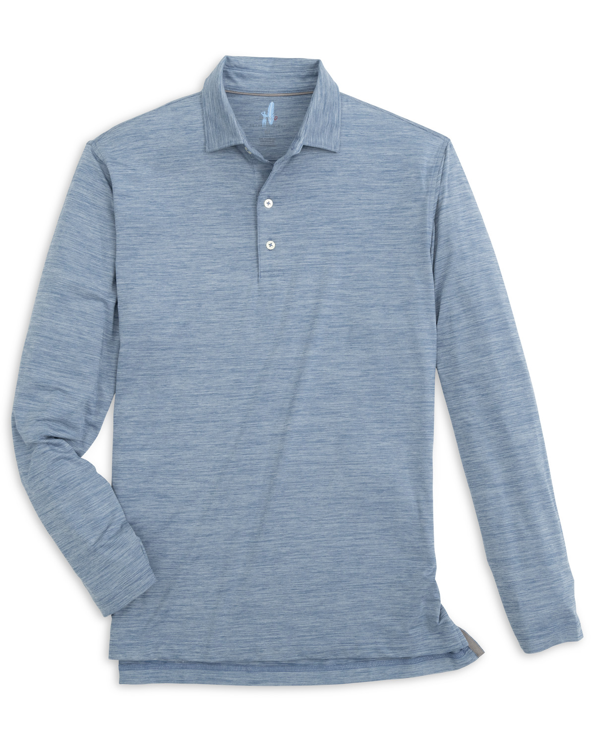 Picture of Johnnie-O Men's Prep-Formance Swing Heather Long Sleeve Jersey Polo