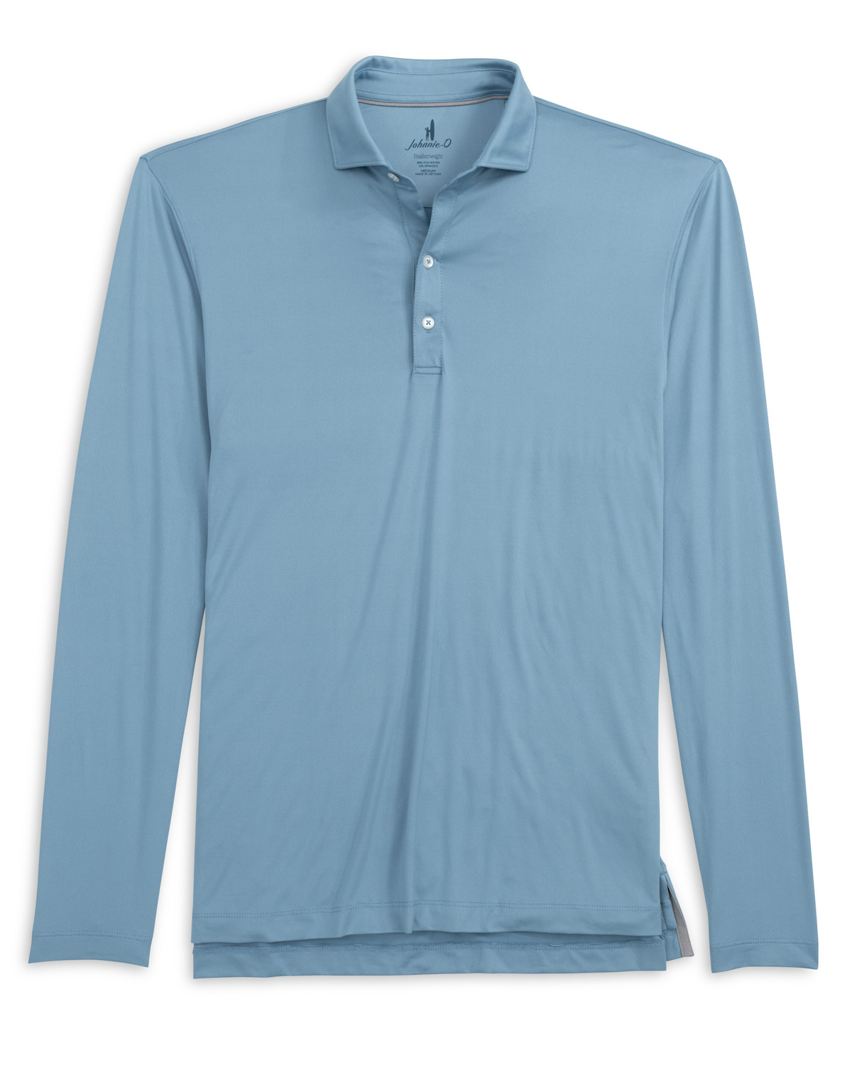 Picture of Johnnie-O Men's Prep-Formance Swing Heather Long Sleeve Jersey Polo