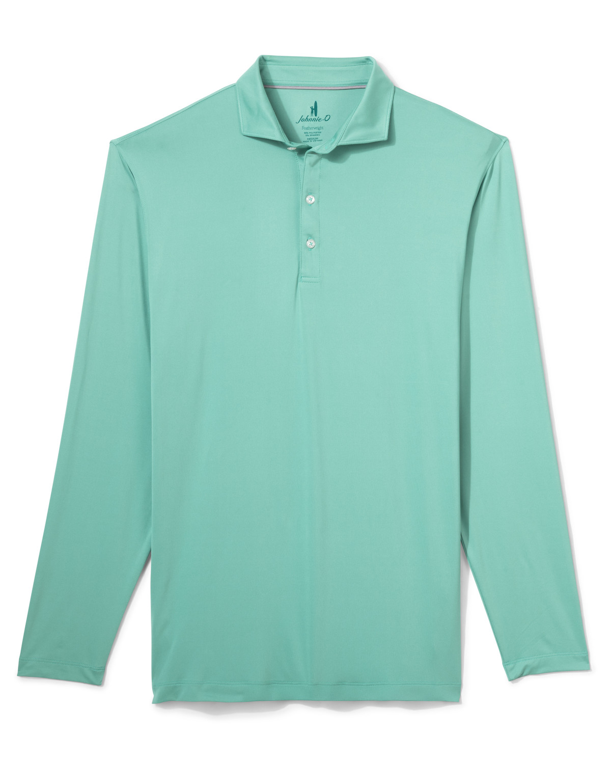 Picture of Johnnie-O Men's Prep-Formance Swing Heather Long Sleeve Jersey Polo