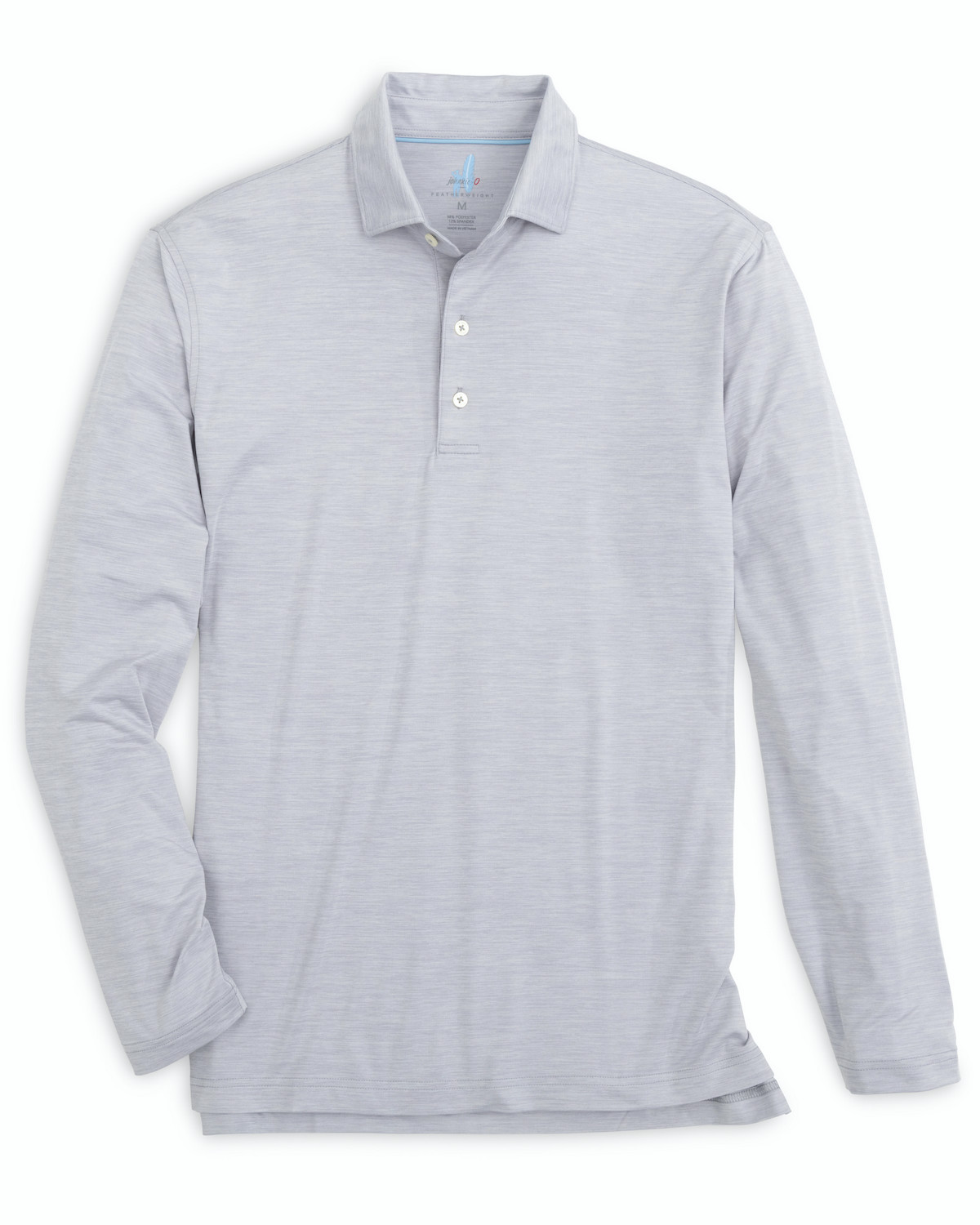 Picture of Johnnie-O Men's Prep-Formance Swing Heather Long Sleeve Jersey Polo